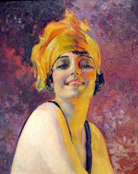 Oscar Pereira da Silva Young Woman with a Turban